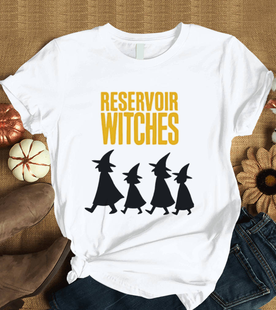 Reservoir Witches Walking In Silhouette With Classic Halloween T-Shirt