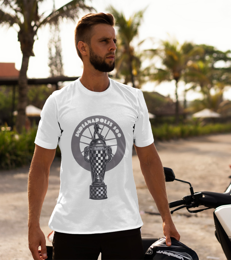Indianapolis 500 Borg Warner Trophy Auto Racing T-Shirt