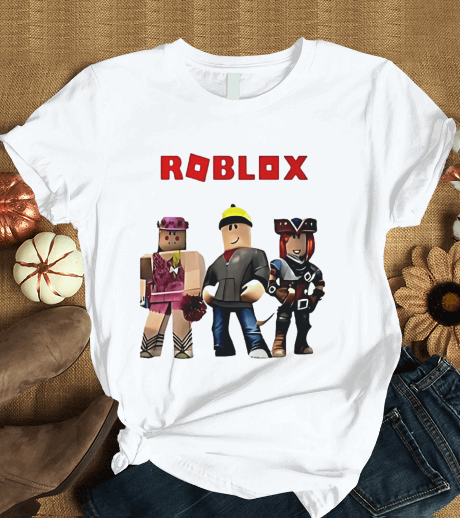 Roblox Cartoon Characters Game Adventure T-Shirt