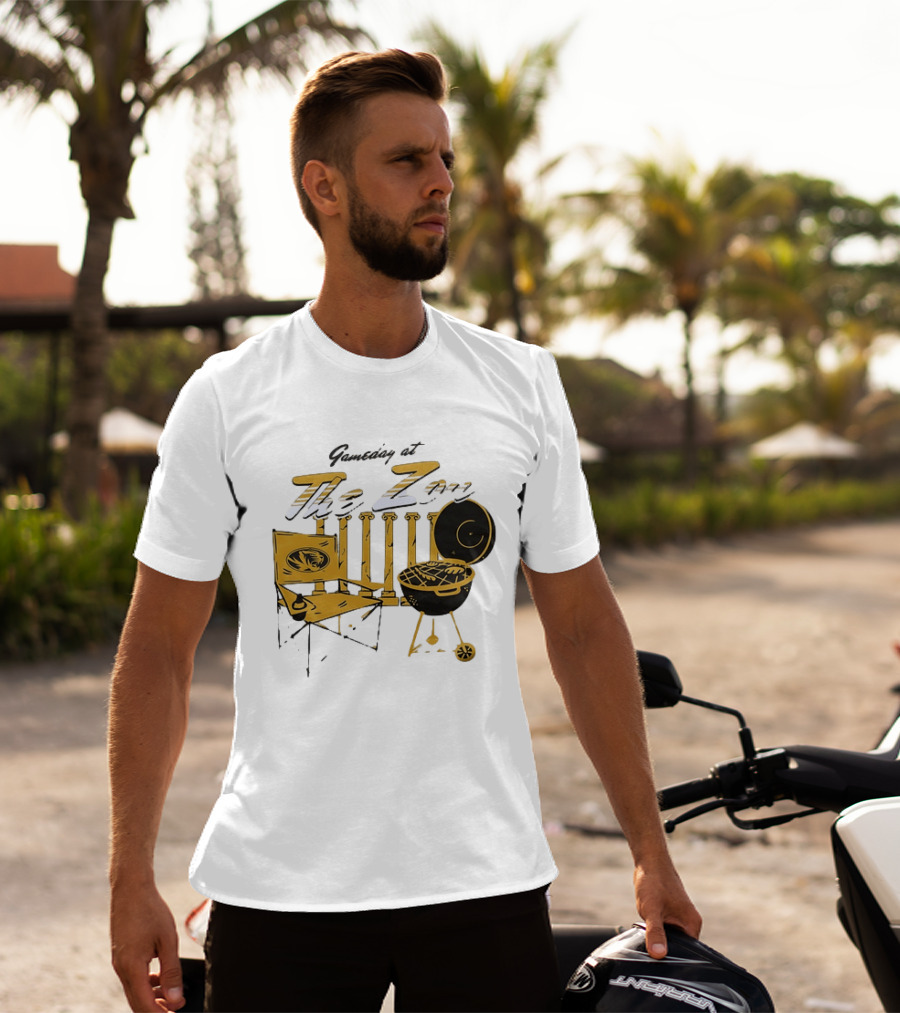 Missouri Tigers Gameday Tailgate At The Zou Football Grill Chair T-Shirt