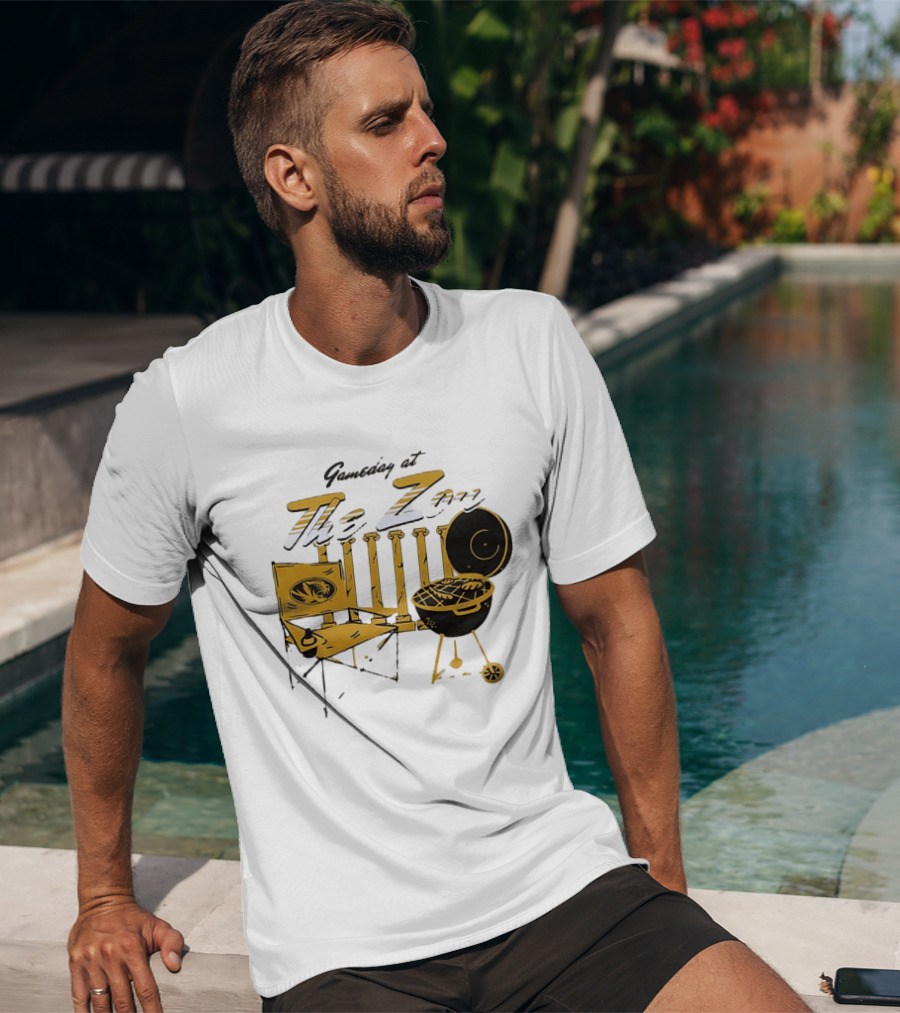 Missouri Tigers Gameday Tailgate At The Zou Football Grill Chair T-Shirt