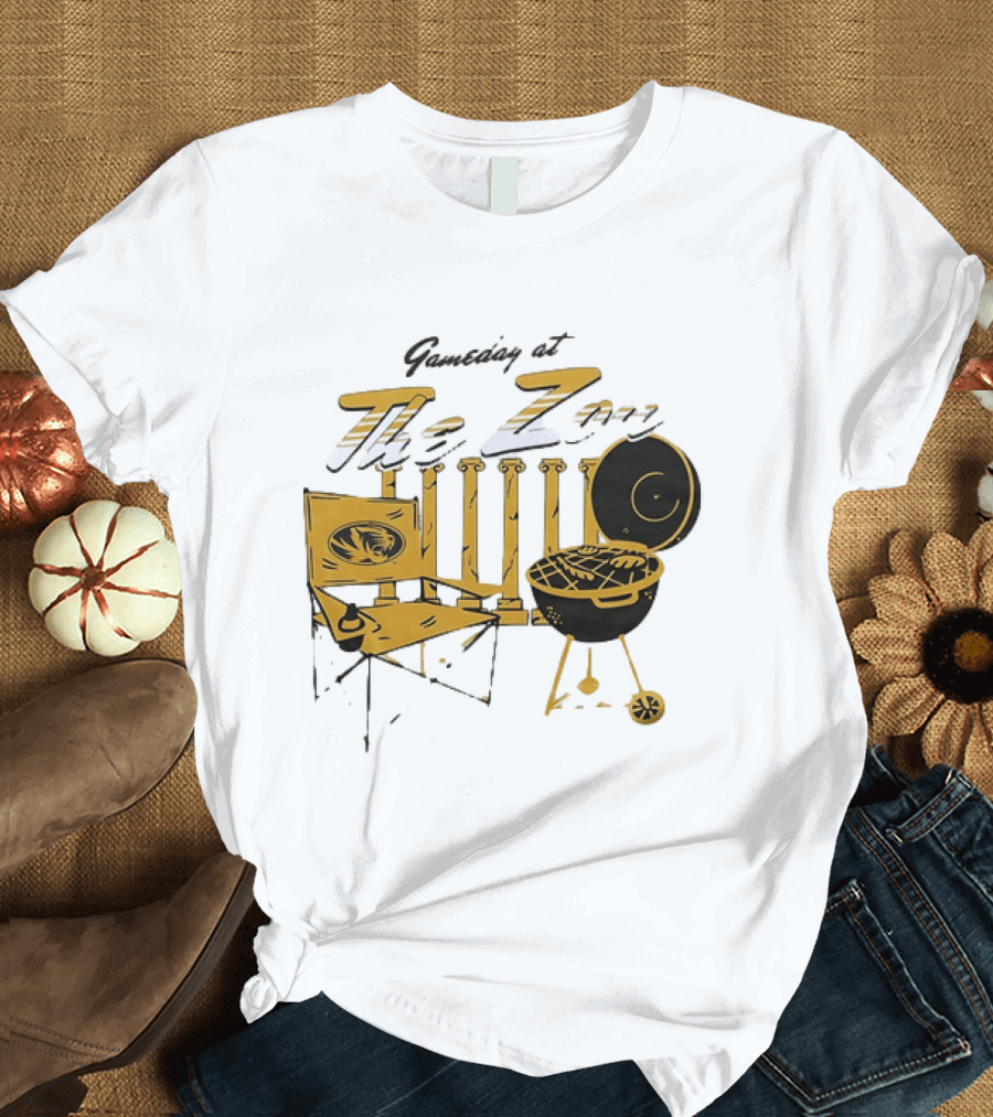 Missouri Tigers Gameday Tailgate At The Zou Football Grill Chair T-Shirt