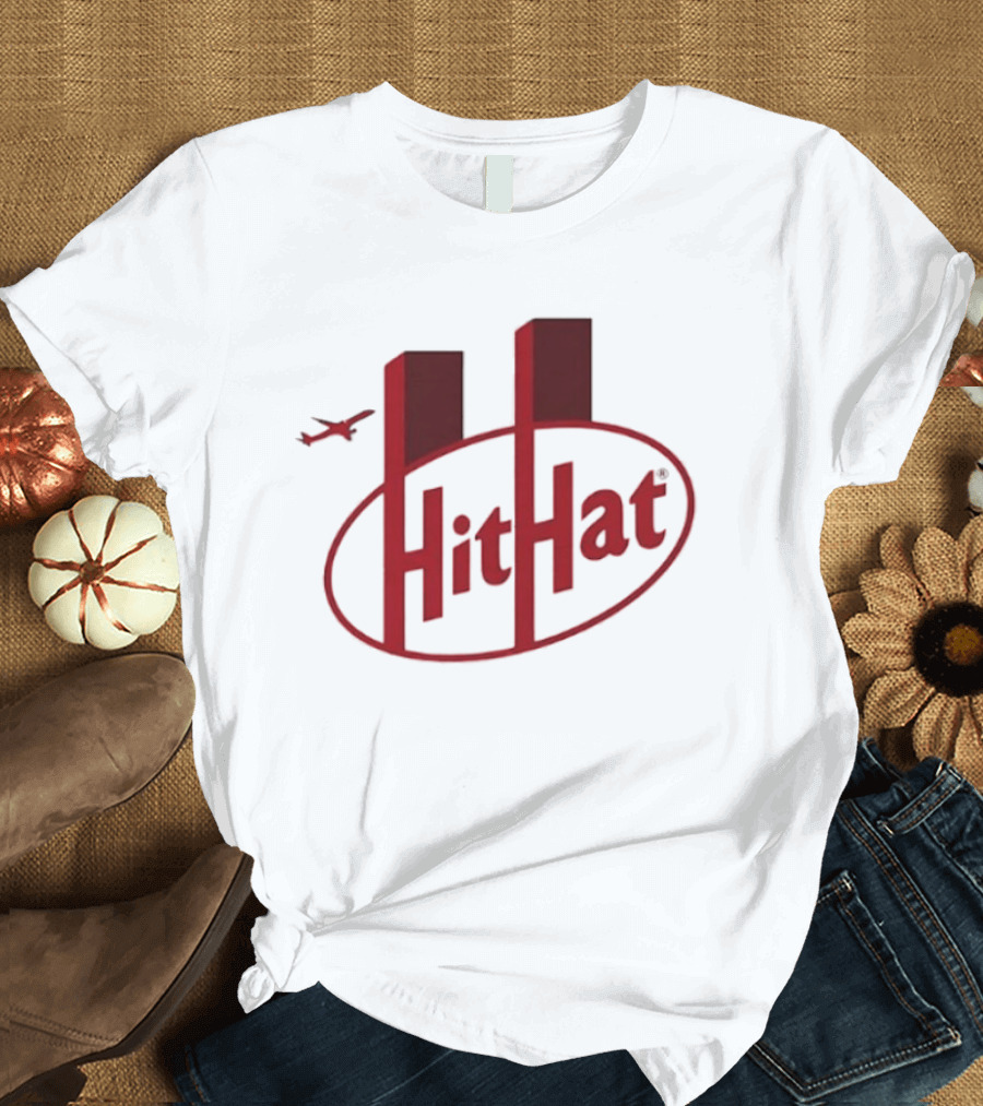 Hit Hat Twin Towers Incident Airplane T-Shirt