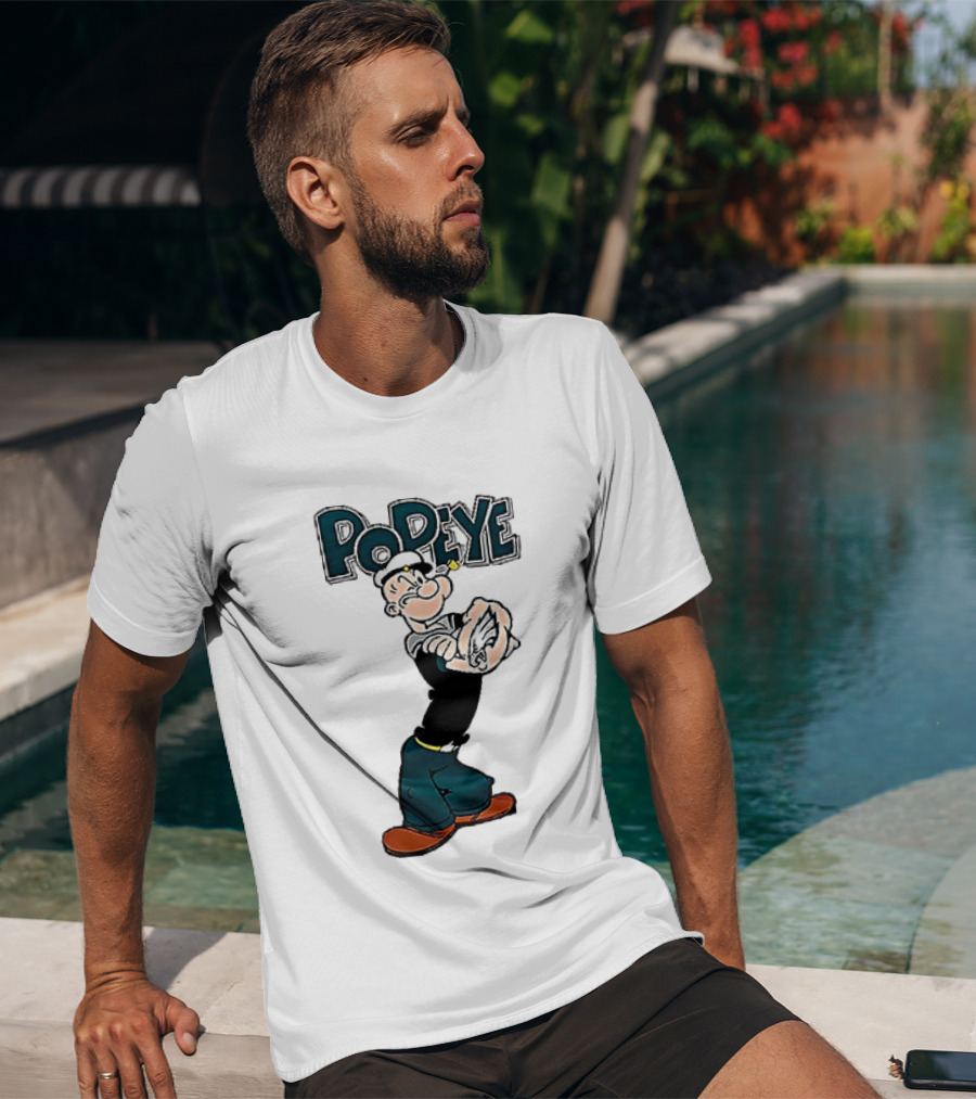 Philadelphia Eagles X Popeye I Yam What I Yam An Thats All I Yam T-Shirt