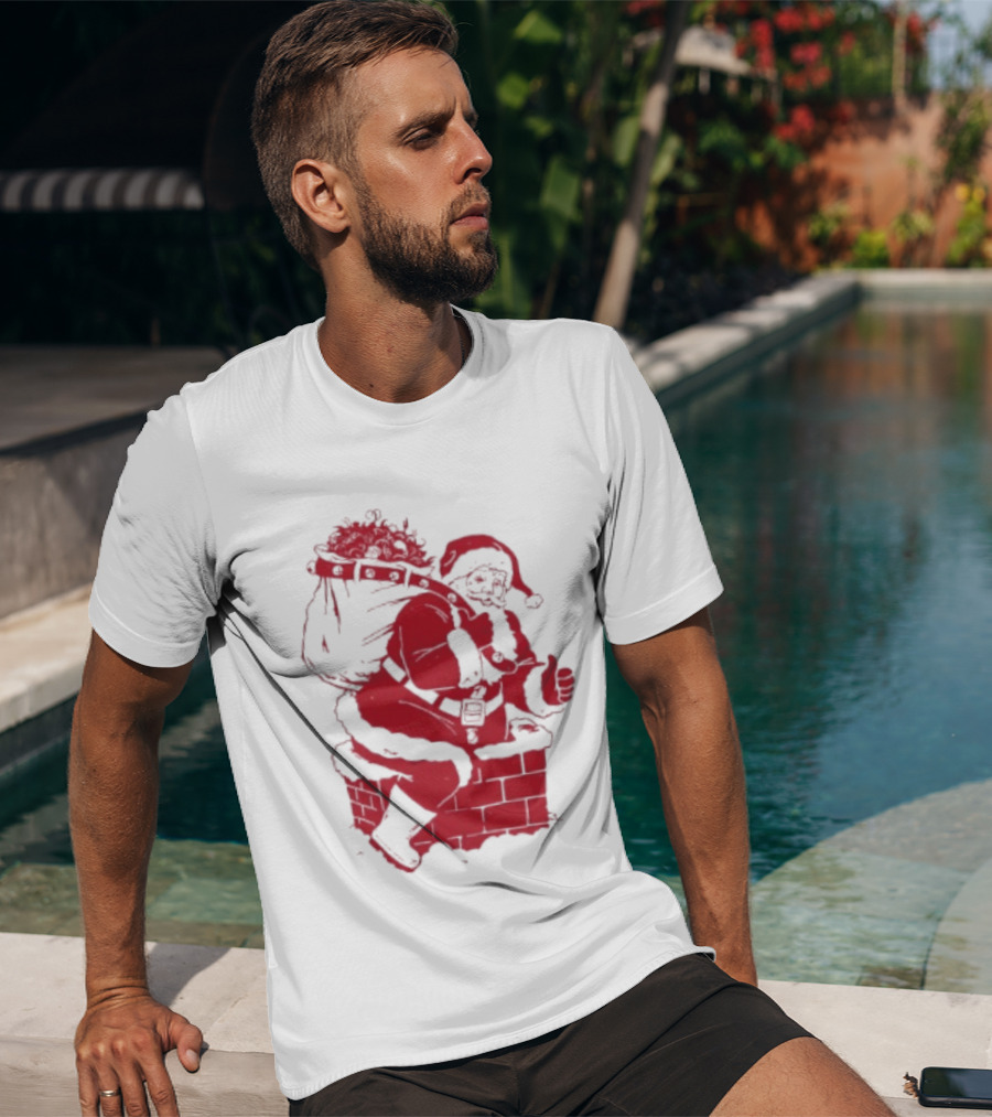 Trending Santa Claus Chimney Merry Christmas T-Shirt