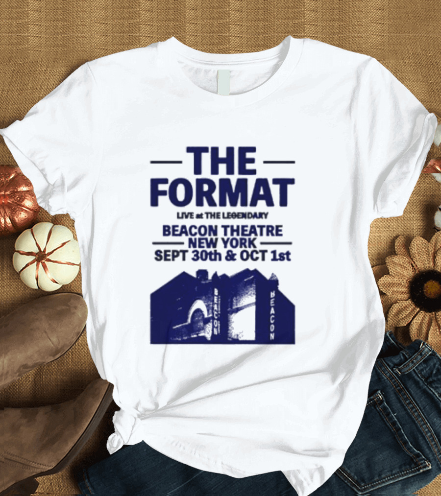 The Format Live At The Legendary Beacon Theatre New York Sept 30th & Oct 1st T-Shirt