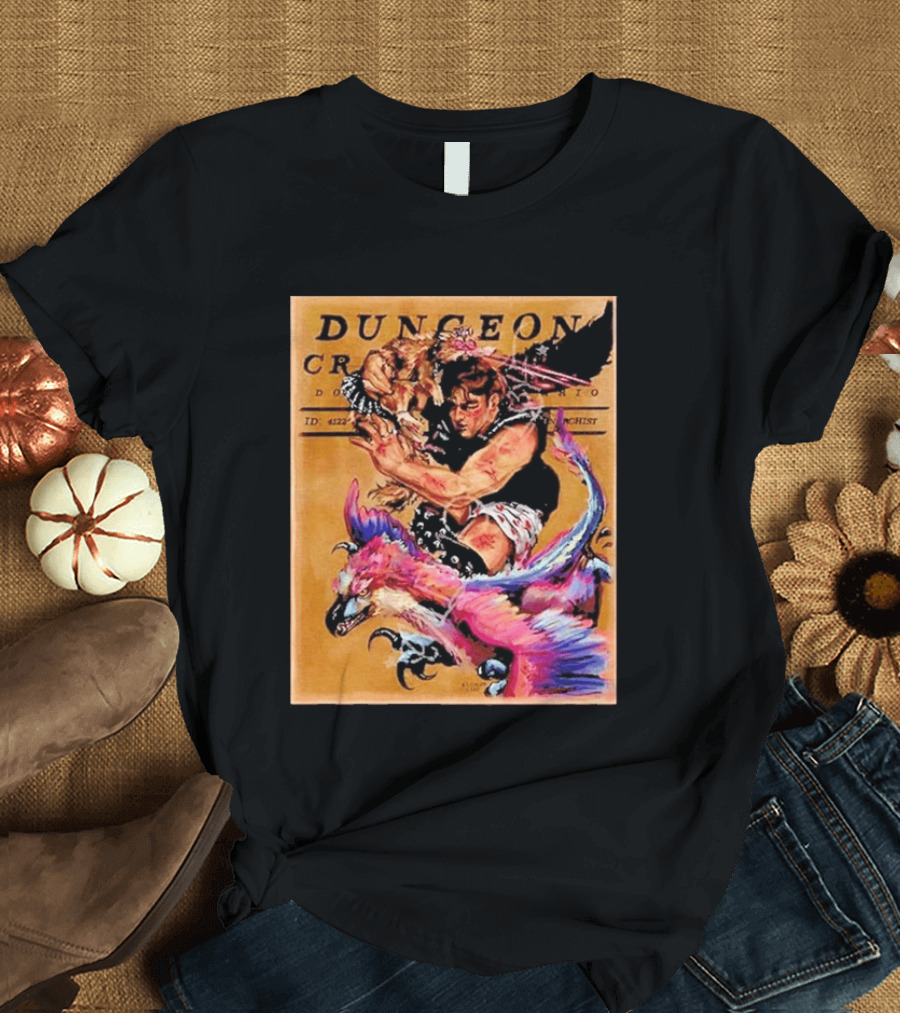 Dungeon Crawler Carl Goddamnit Donut Fantasy Adventure Art By Andrew Bowser T-Shirt