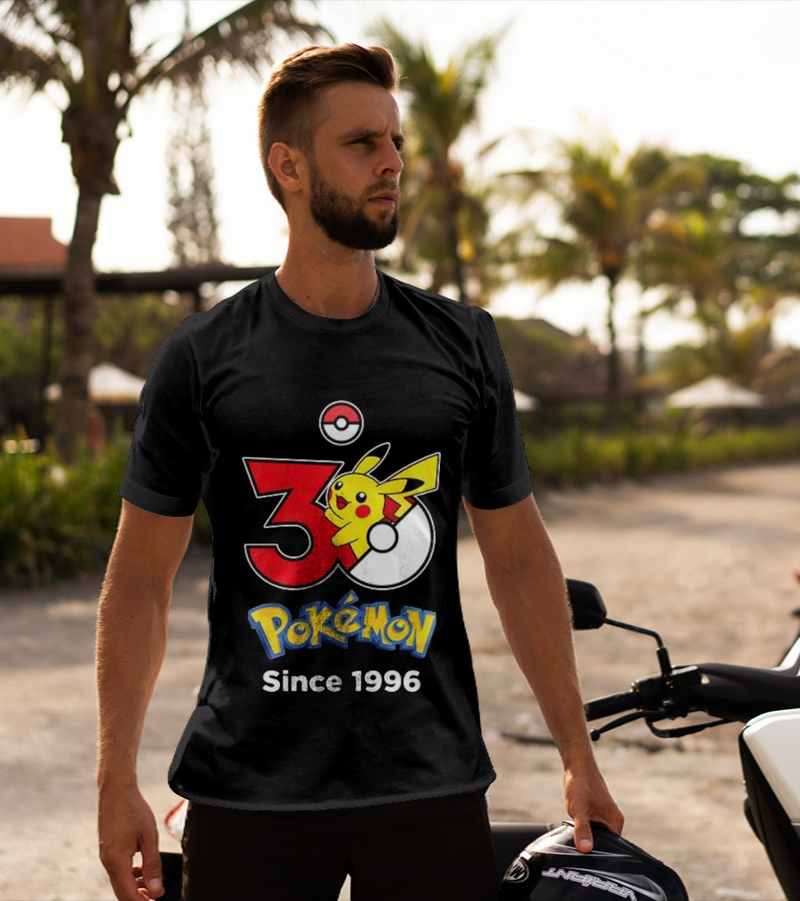 Tampa Bay Buccaneers X Pokemon 30th Anniversary Pikachu Since 1996 Celebration T-Shirt