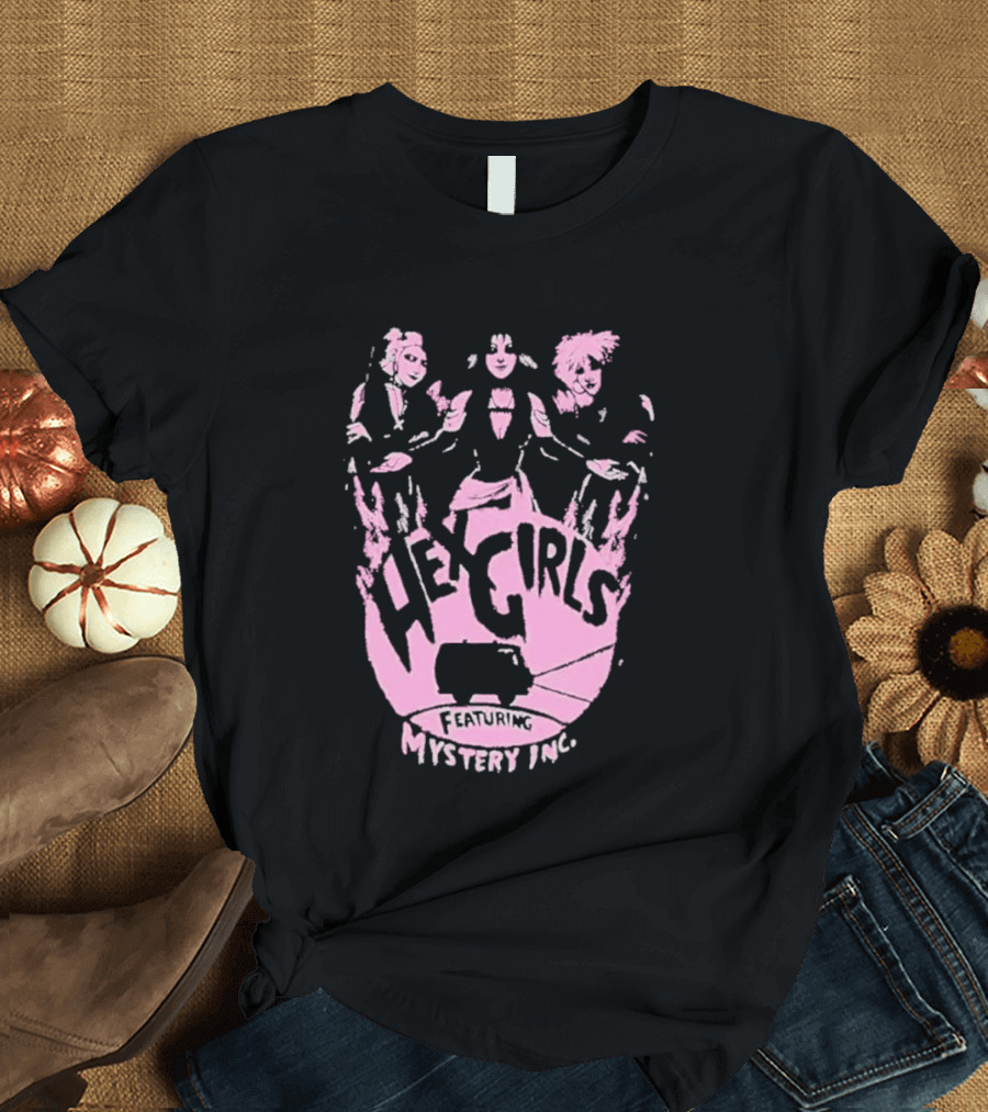Hex Girls Featuring Mystery Inc Rock Band Collaboration T-Shirt