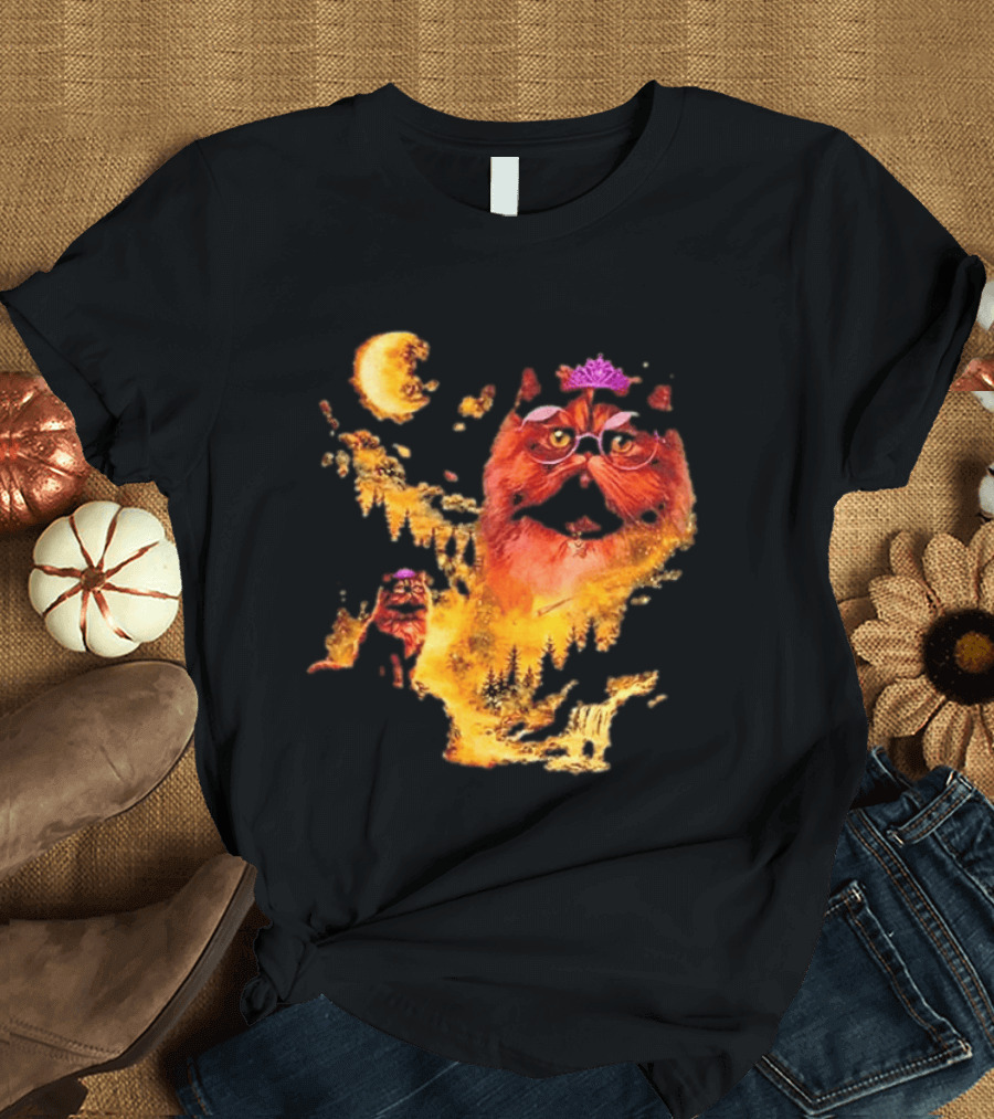 Princess Donut Cat Lover Moon Fantasy T-Shirt