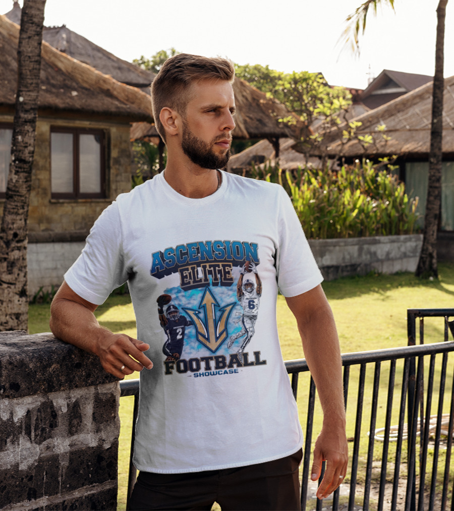 Ascension Elite Football Players 2 And 6 Showcase Sky Clouds T-Shirt