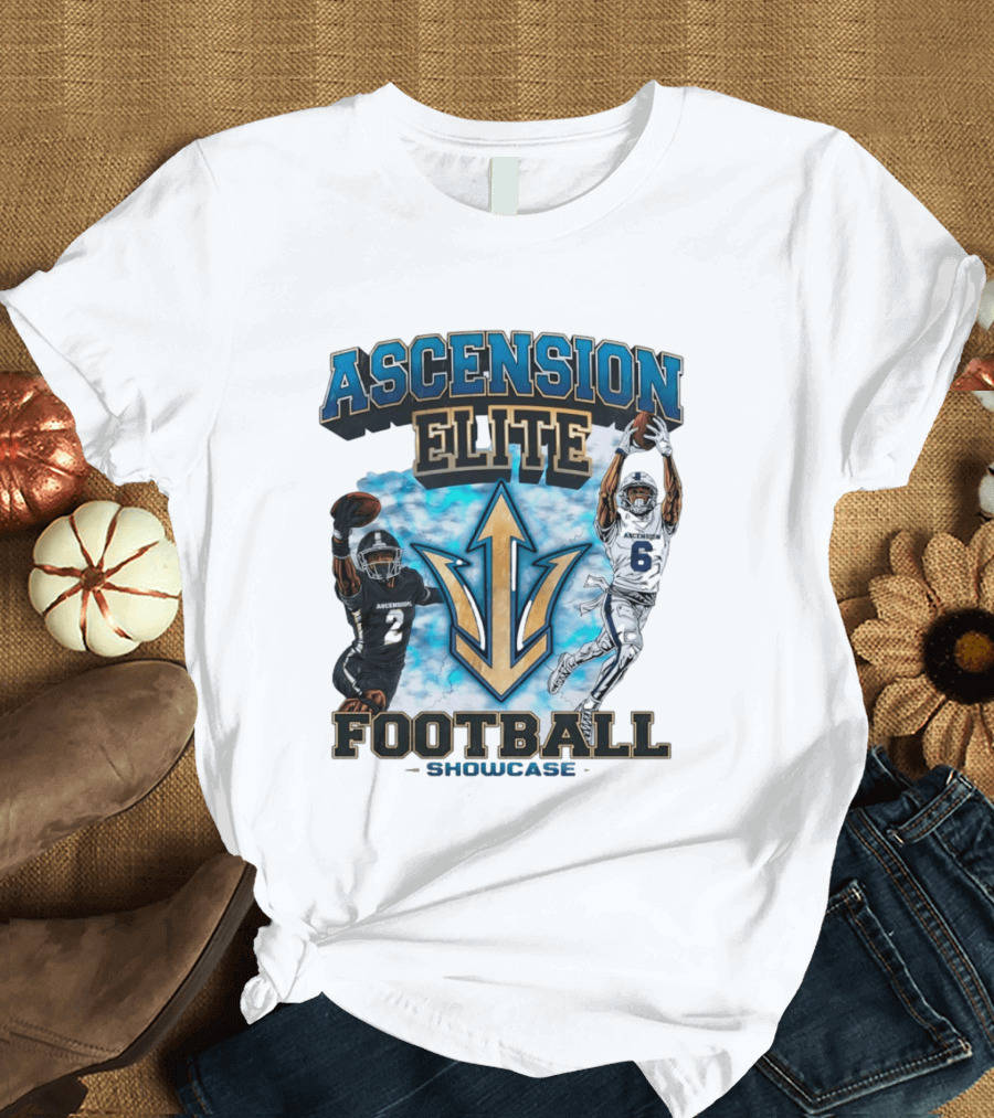 Ascension Elite Football Players 2 And 6 Showcase Sky Clouds T-Shirt