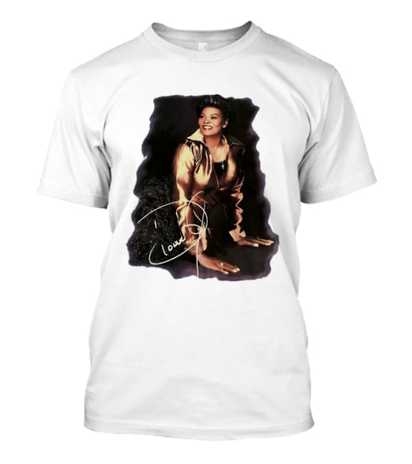 Dionne Warwick Iconic Soul Singer Legend Autographed Image T-Shirt
