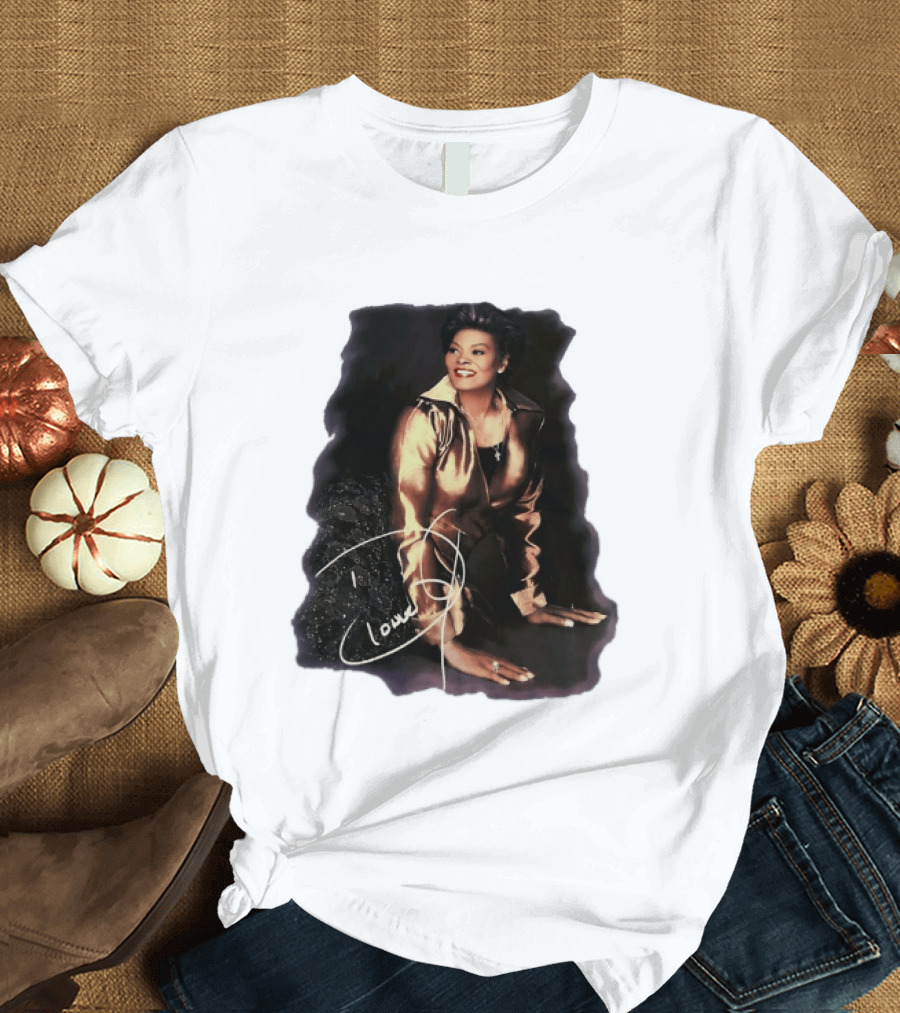 Dionne Warwick Iconic Soul Singer Legend Autographed Image T-Shirt