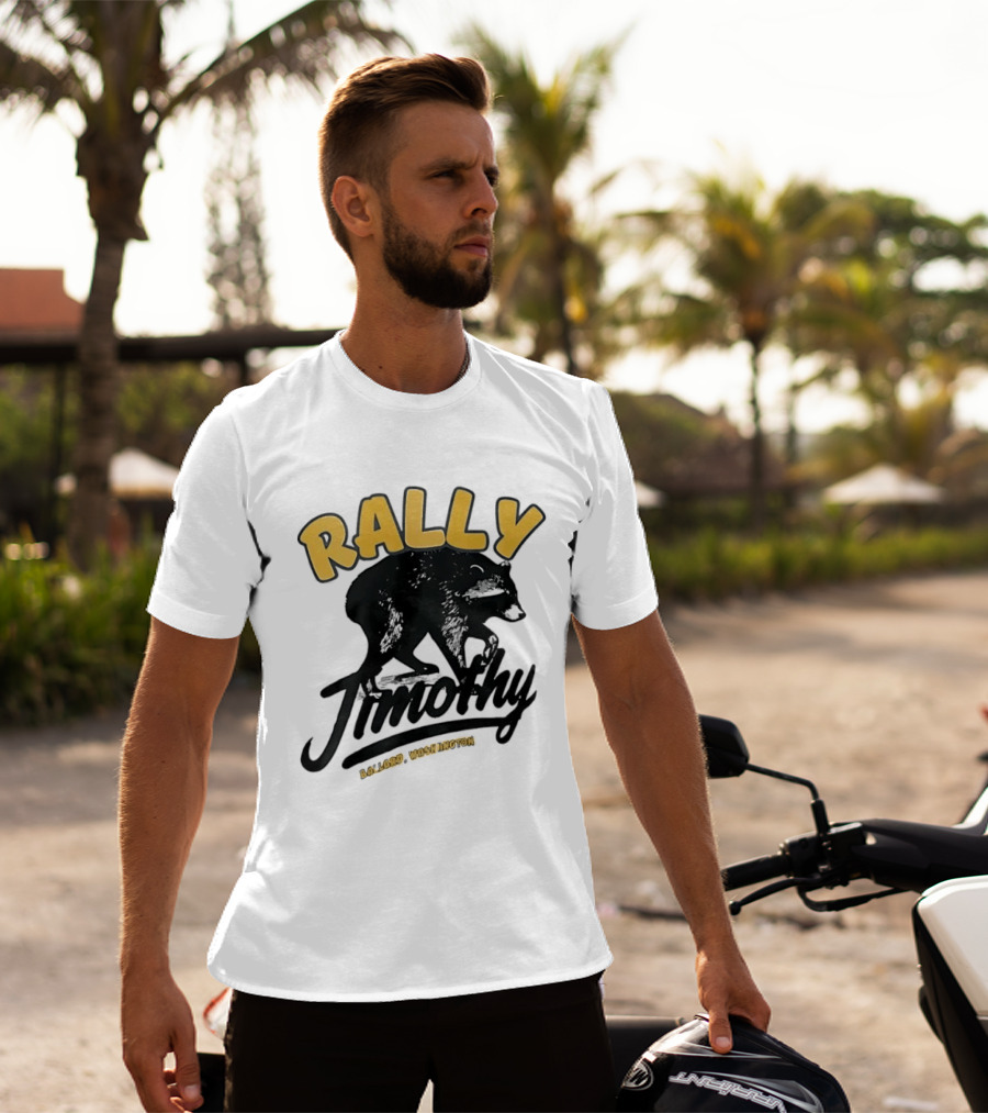 Rally Timothy Ballard Washington Black Raccoon T-Shirt