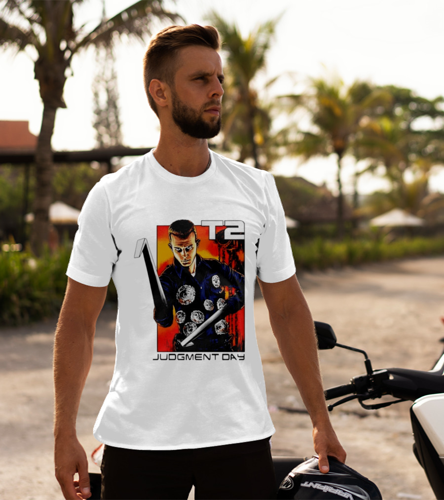 T2 Judgment Day 1000 Iconic Scene T-Shirt