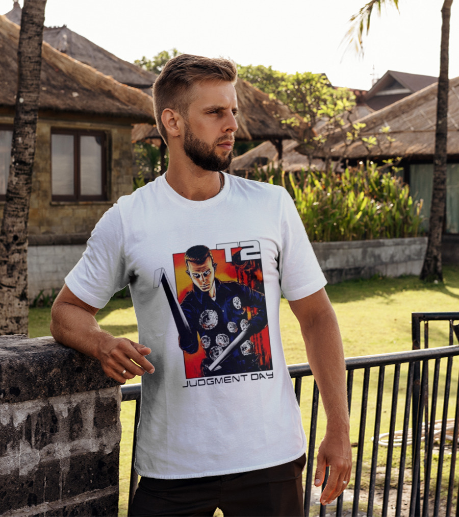 T2 Judgment Day 1000 Iconic Scene T-Shirt