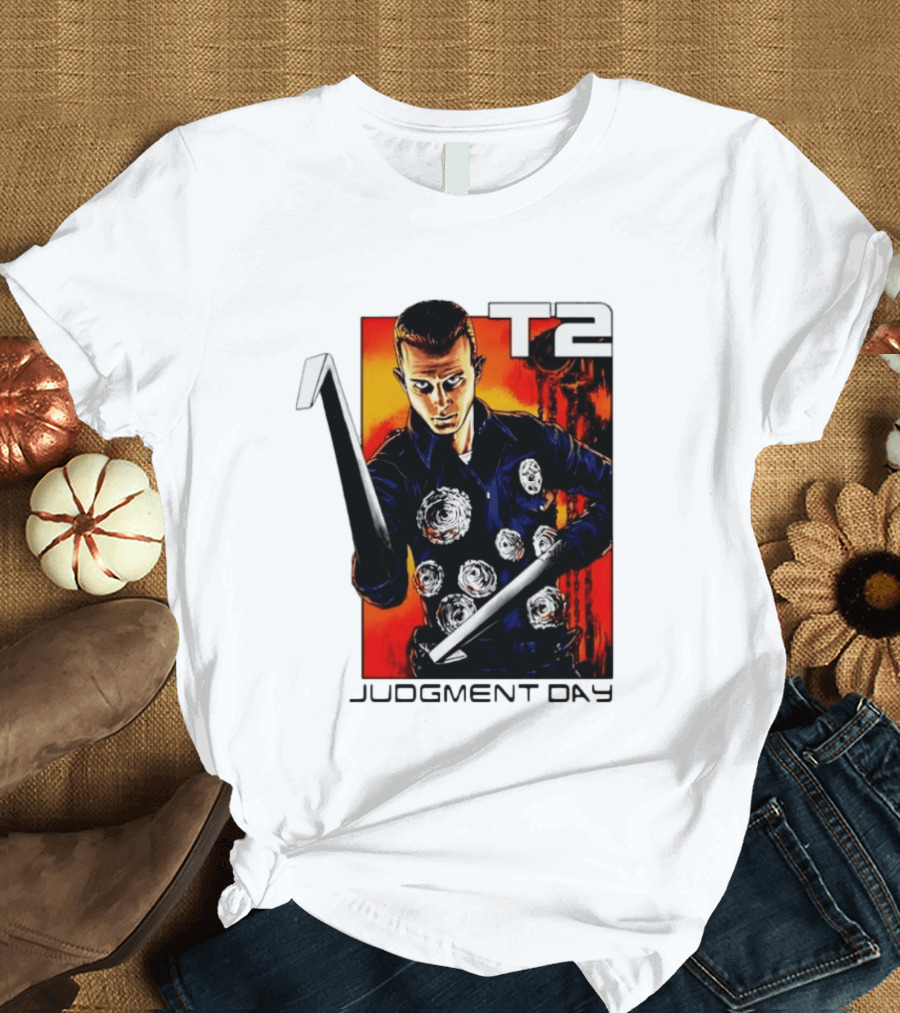 T2 Judgment Day 1000 Iconic Scene T-Shirt