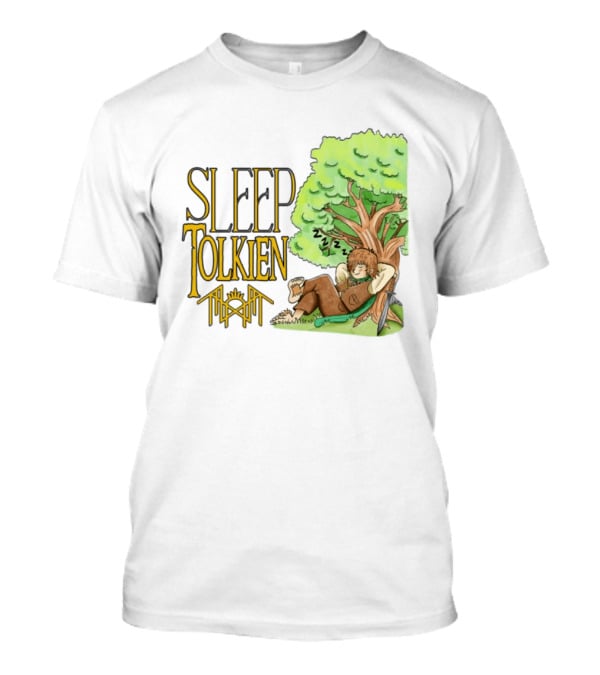 Sleep Tolkien Hobbit Nap Under Tree Fantasy T-Shirt