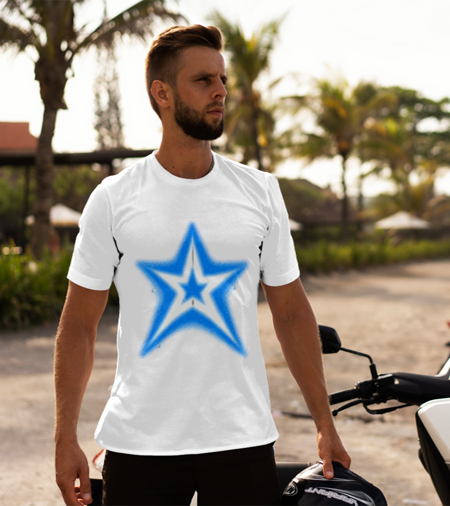 Karol G Store Matadora Zip Blue Star Starfish T-Shirt