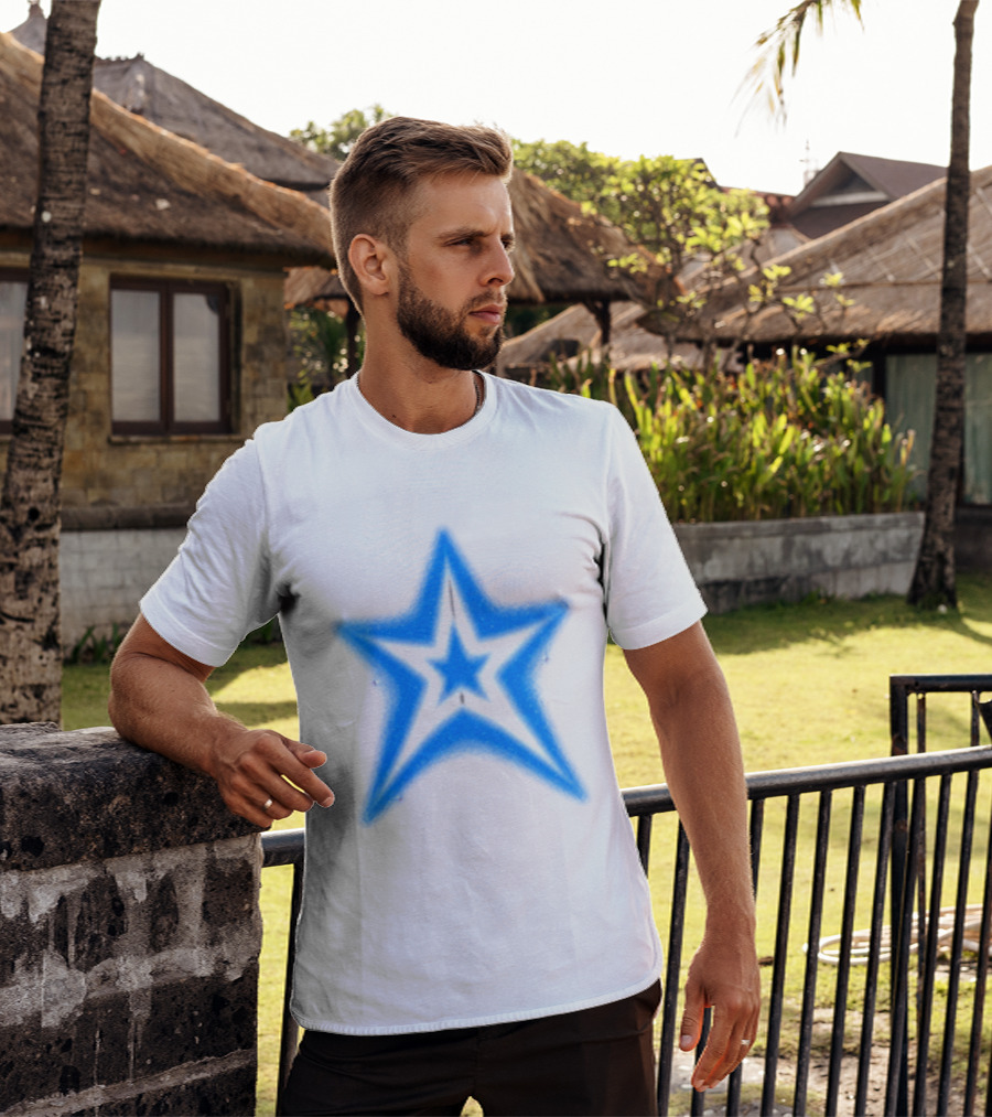 Karol G Store Matadora Zip Blue Star Starfish T-Shirt