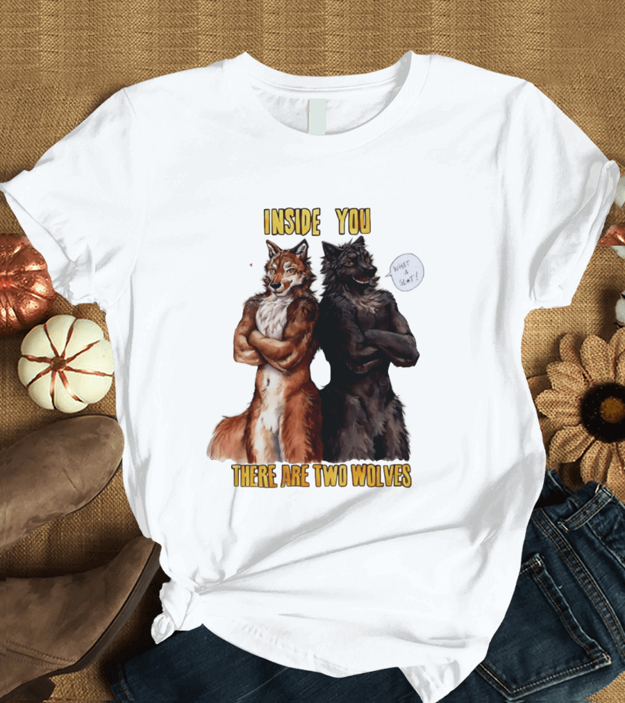 Inside You There Are Two Wolves What A Slt T-Shirt