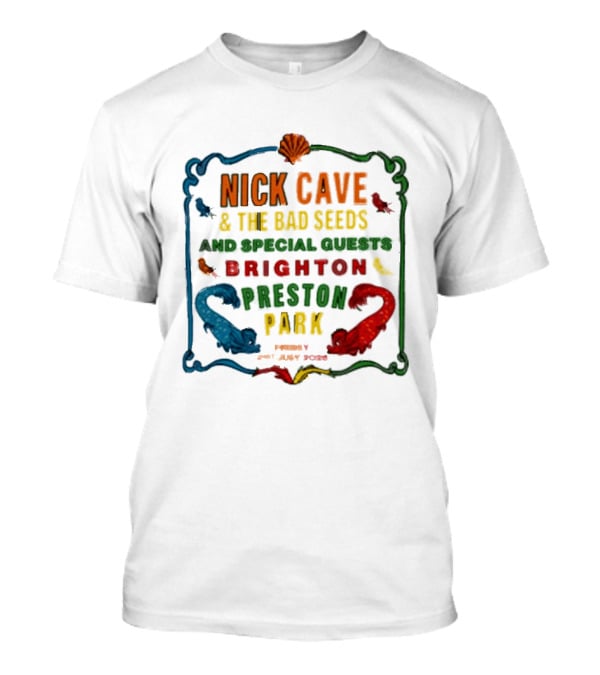 Nick Cave And The Bad Seeds Brighton Preston Park Special Guests July 31 2026 T-Shirt