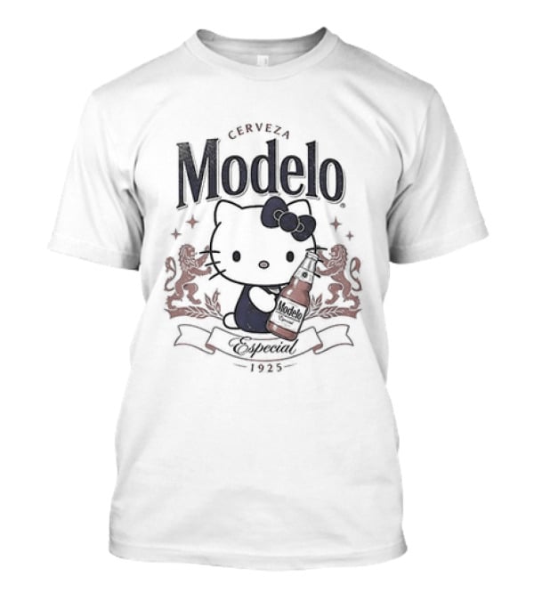 Snoopy X Modelo Especial Peanuts Hello Kitty Crossover Collaboration T-Shirt
