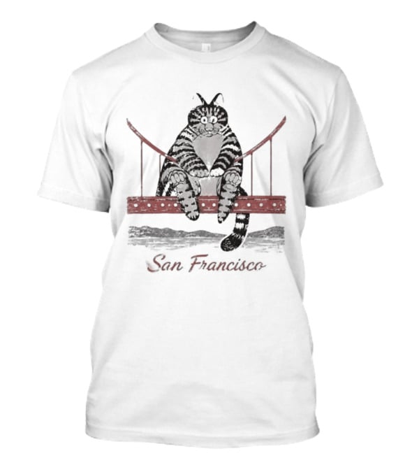 Project Hail Mary Cat Golden Gate Bridge San Francisco T-Shirt