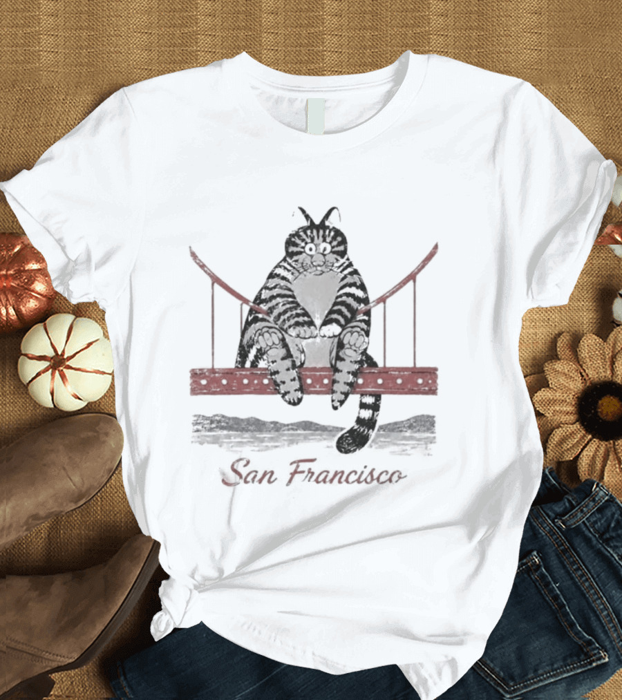 Project Hail Mary Cat Golden Gate Bridge San Francisco T-Shirt