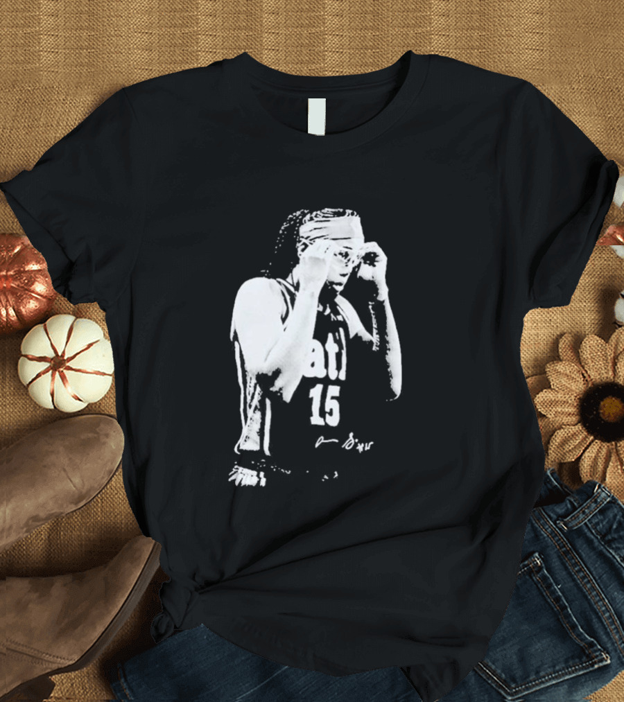 Allisha Gray Number 15 Goggles Gesture T-Shirt