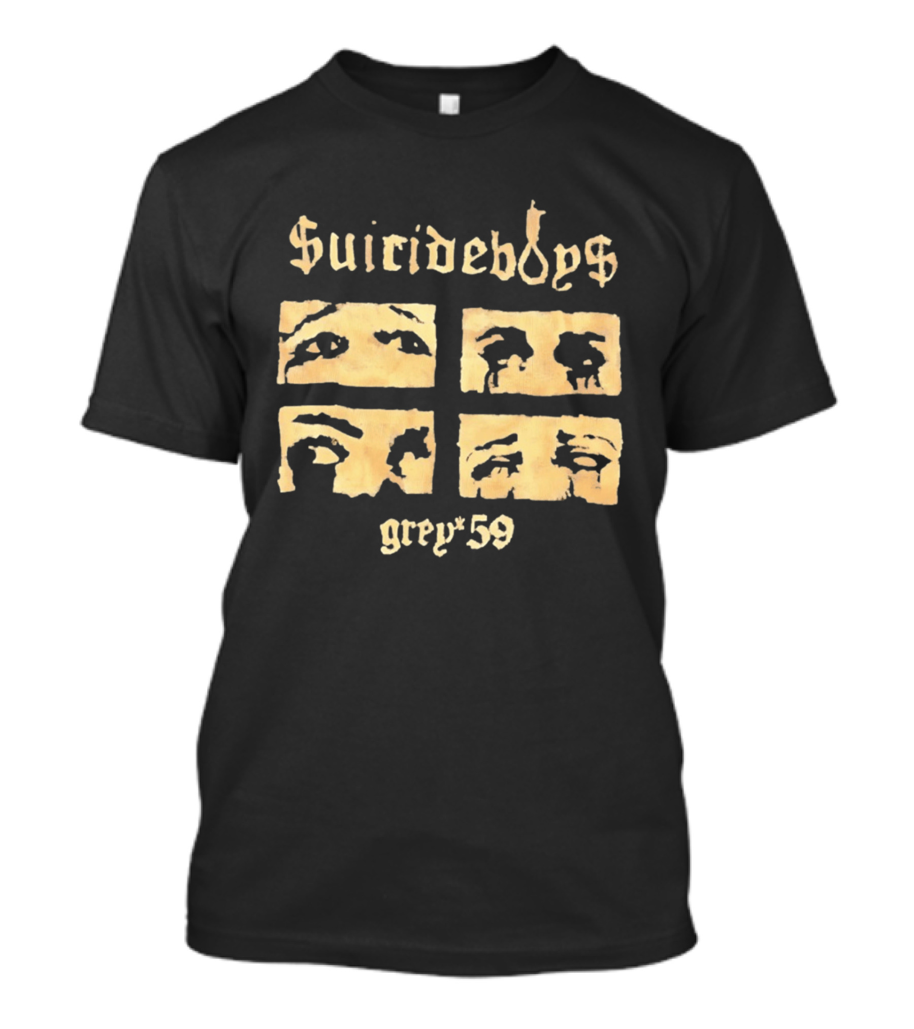 Suicideboys Grey 59 Distressed Eyebrow T-Shirt