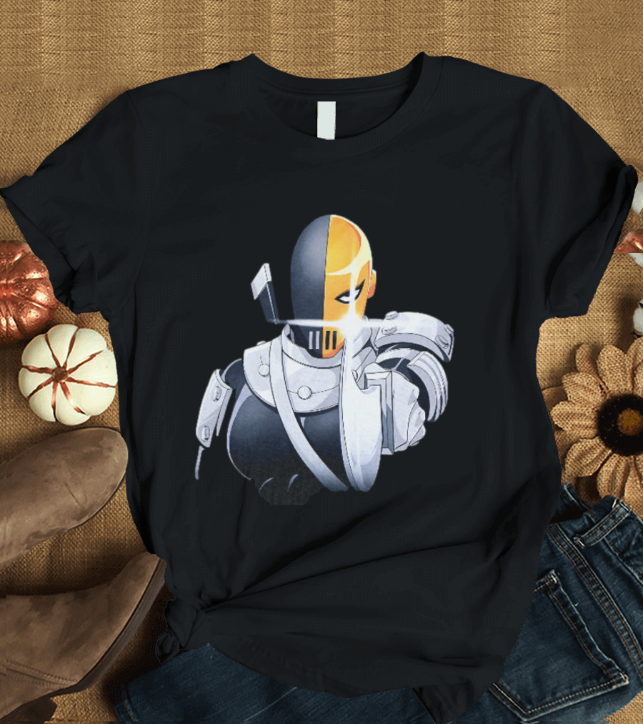 Deathstroke DC Comics Armor Sword Wielding T-Shirt