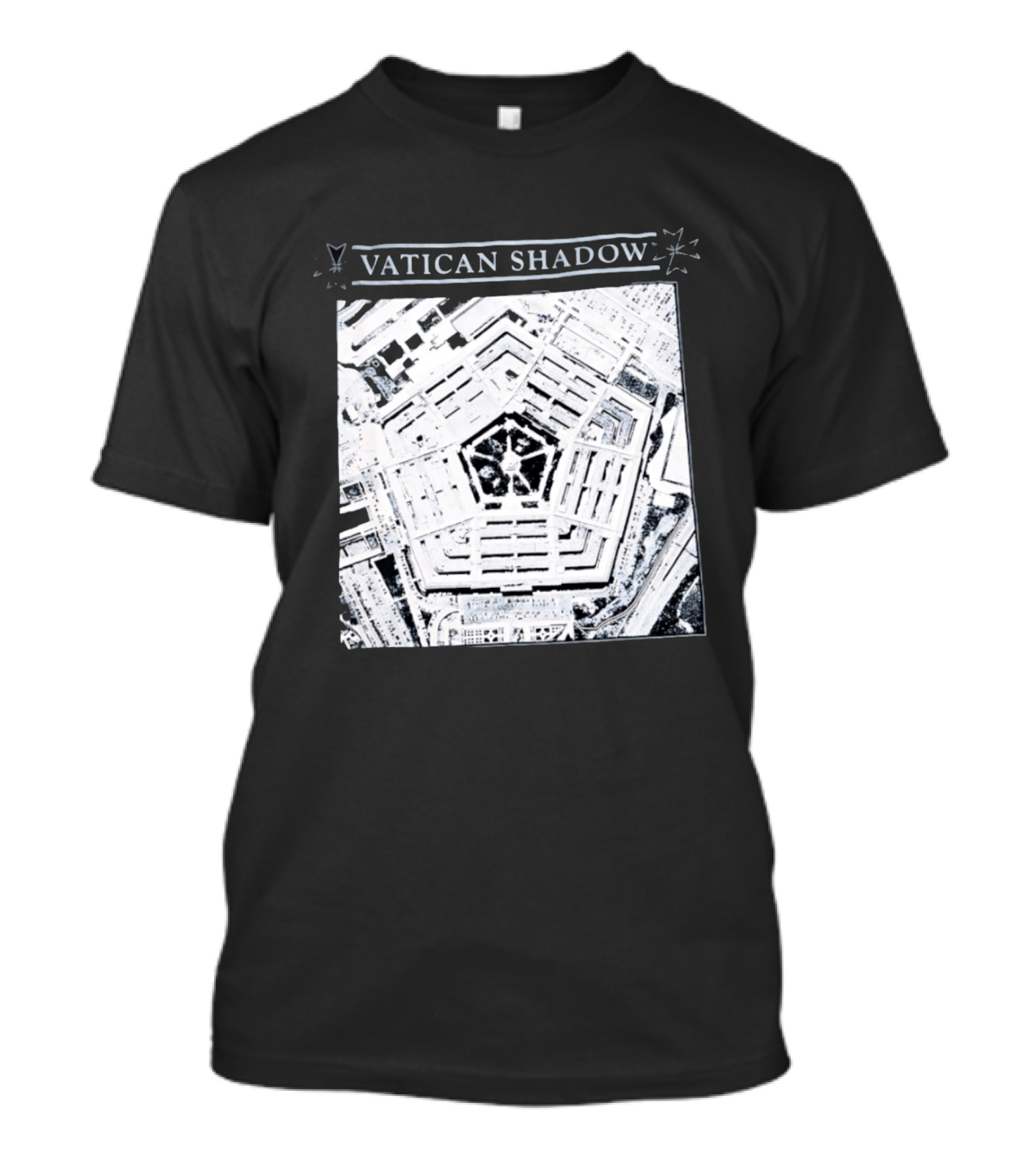 Vatican Shadow Pentagon Iconoclastic Industrial Electronic T-Shirt