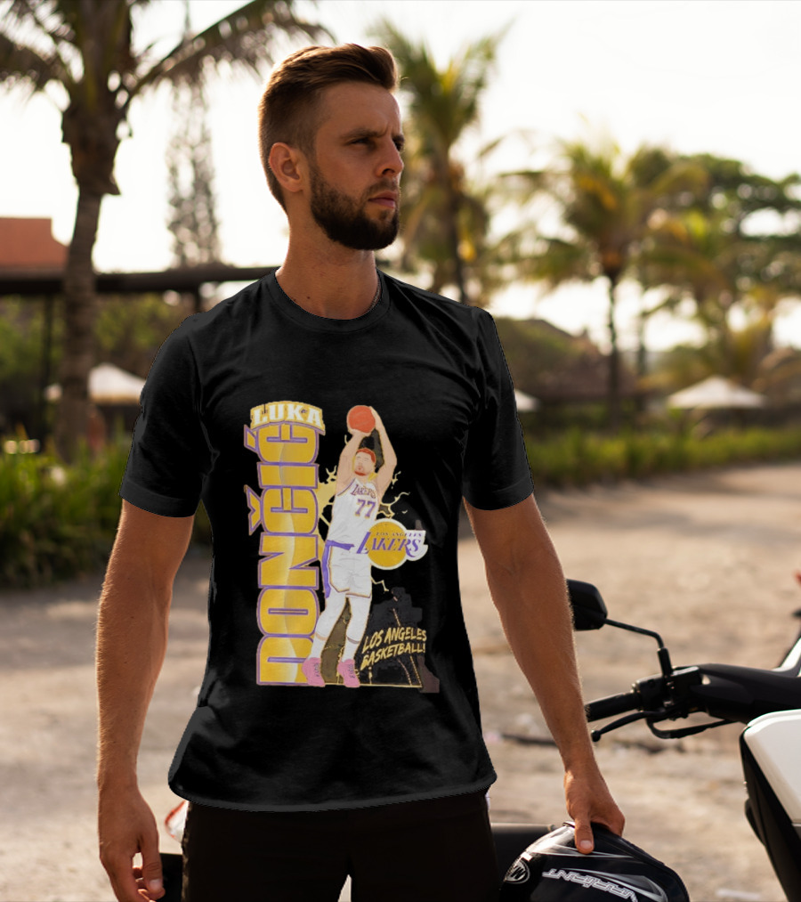 Los Angeles Lakers Luka Dončić Basketball 77 T-Shirt
