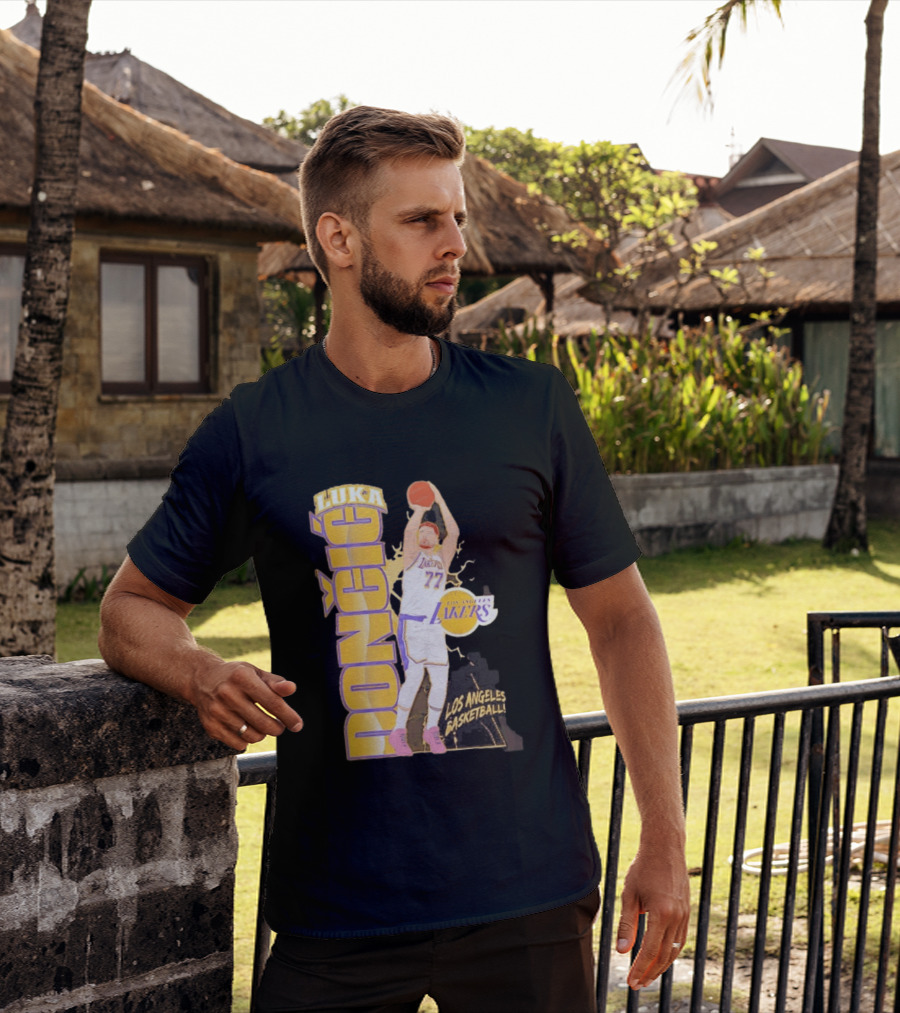 Los Angeles Lakers Luka Dončić Basketball 77 T-Shirt