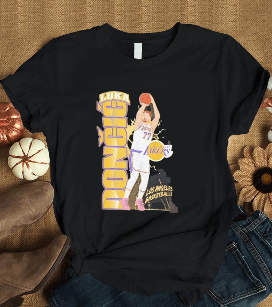 Los Angeles Lakers Luka Dončić Basketball 77 T-Shirt