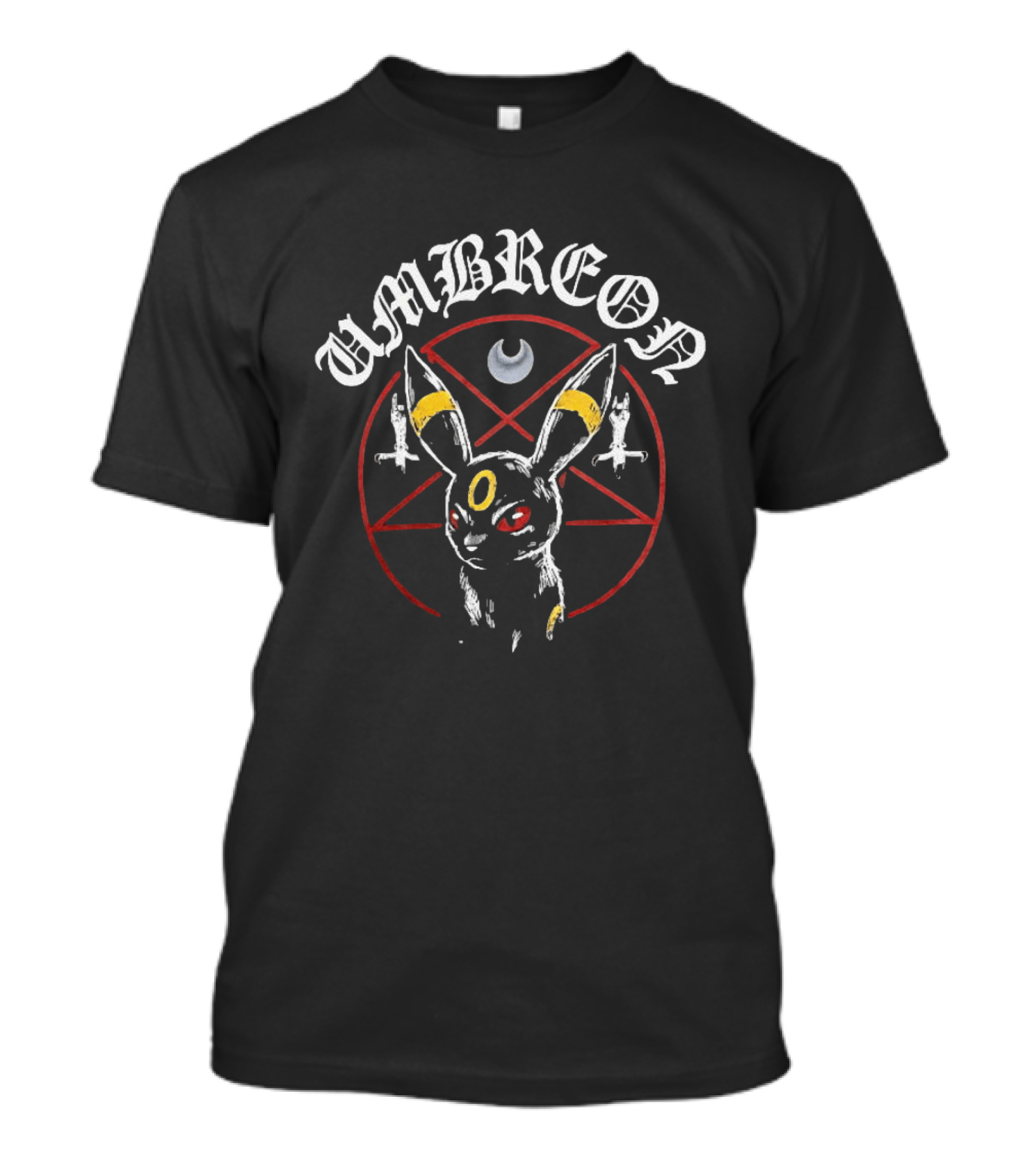 Umbreon Pentagram Moon Symbol Pokémon T-Shirt