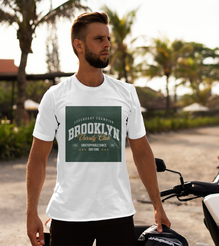 Brooklyn Varsity Club Legendary Champion Unstoppable Since Day One 1982 T-Shirt