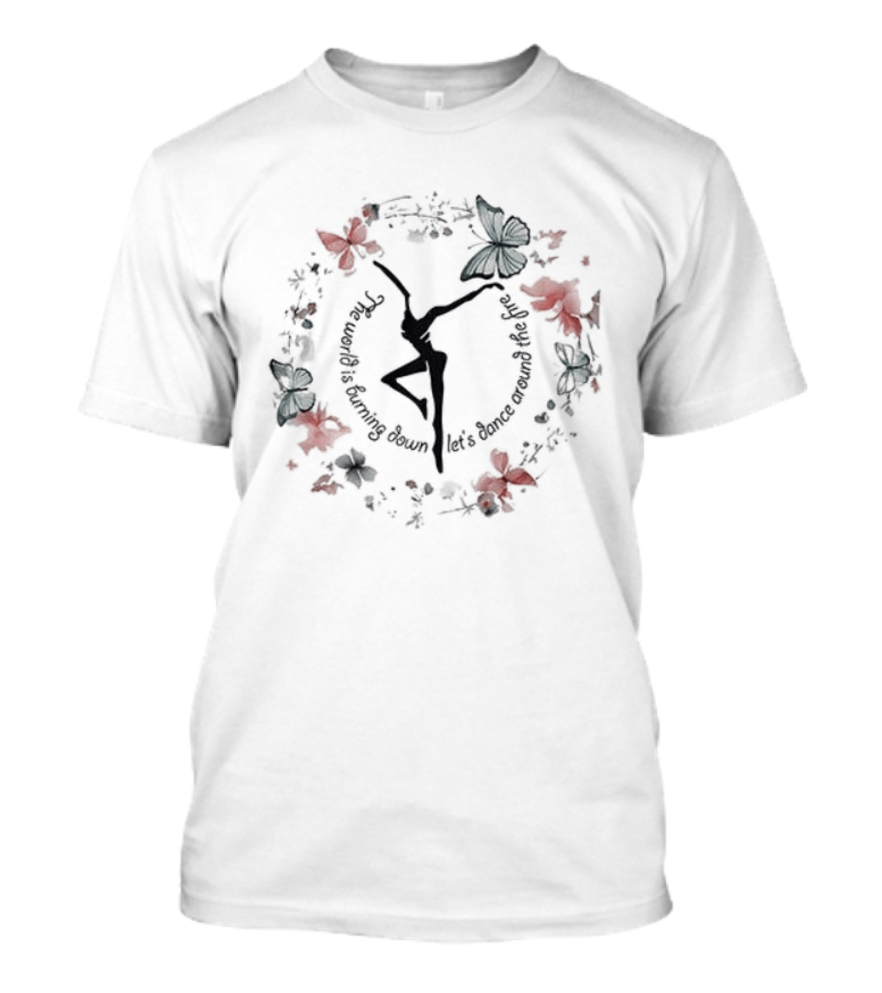 Dave Matthews Band Walk Around The Moon The World Is Burning Down Roses Dancing T-Shirt