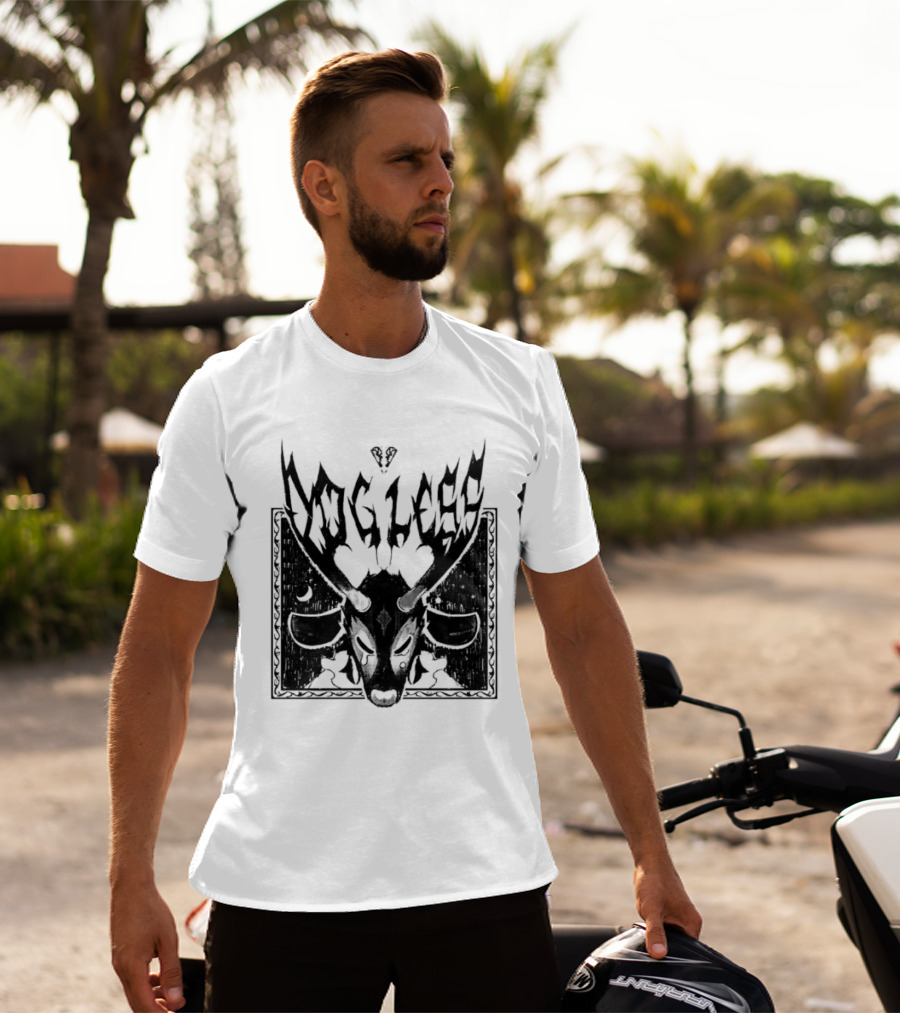 Dog Legs Gothic Skull Artwork Ward Them Off Alternative Rock T-Shirt