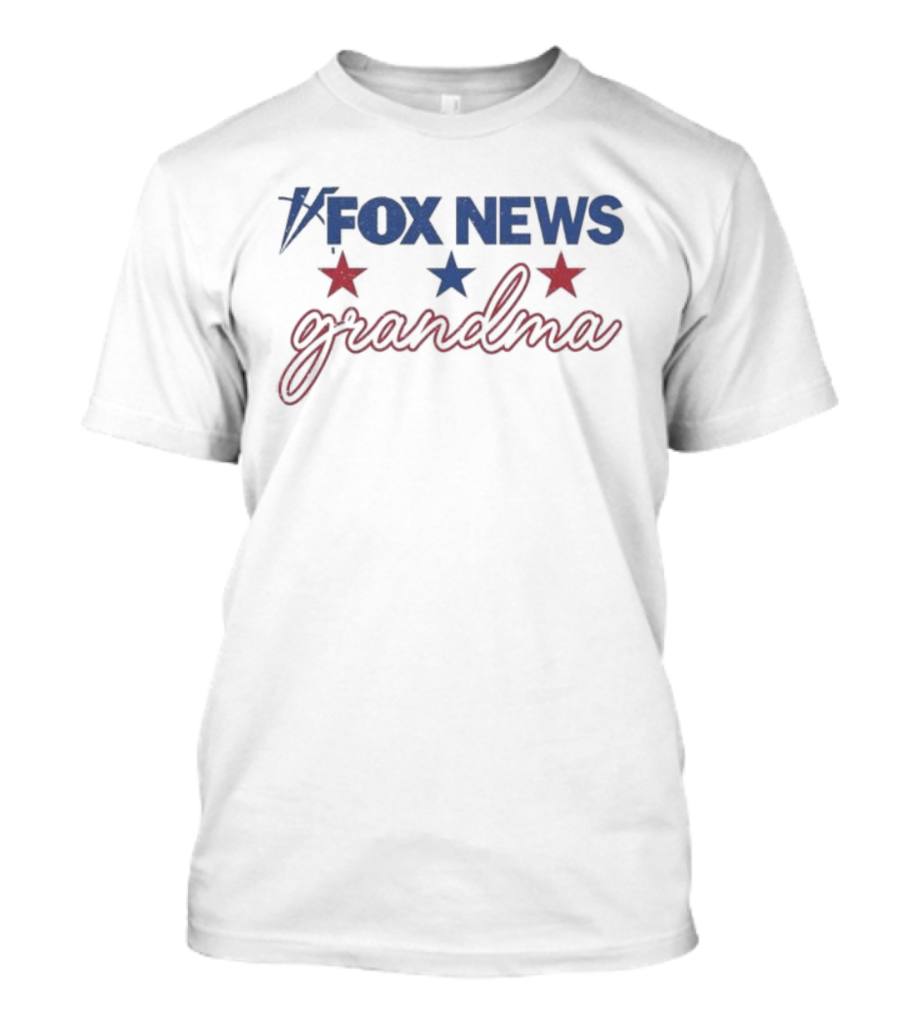 FOX News Grandma Stars Blue Red T-Shirt