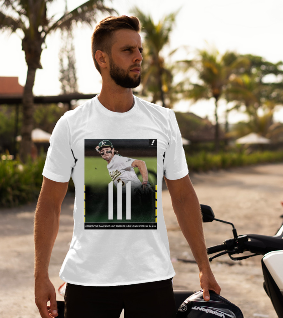 Jacob Wilson Athletics 111 Consecutive Errorless Games Record By Shortstop T-Shirt