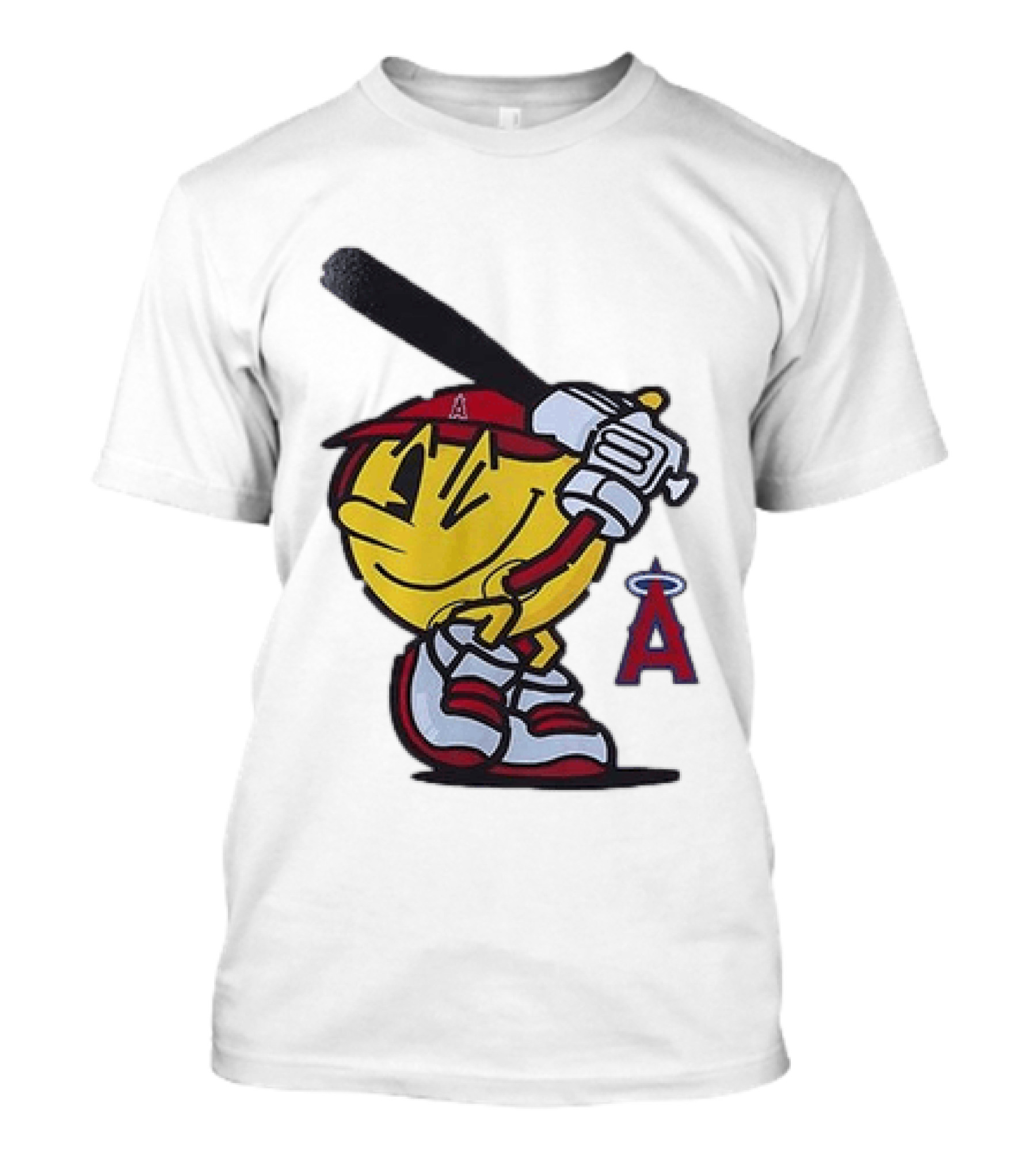 Los Angeles Angels Pacman Baseball T-Shirt