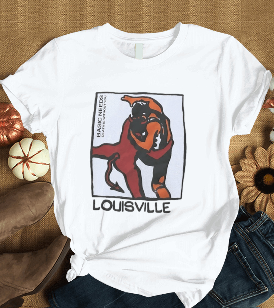 Louisville Basic Needs Death Is Without You Wrestling T-Shirt