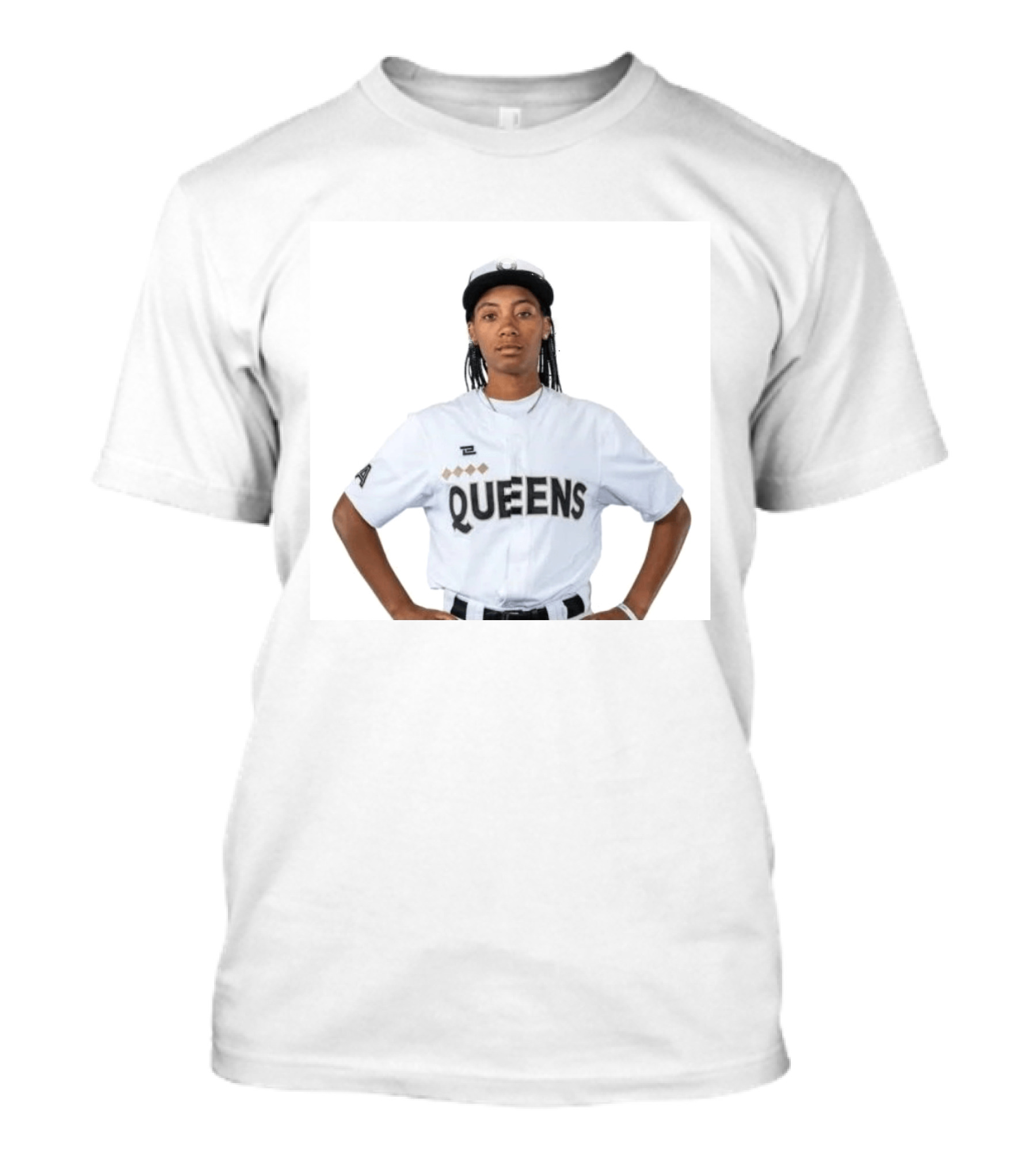 Queens Baseball Team Mo'ne Davis Women's Professional League T-Shirt