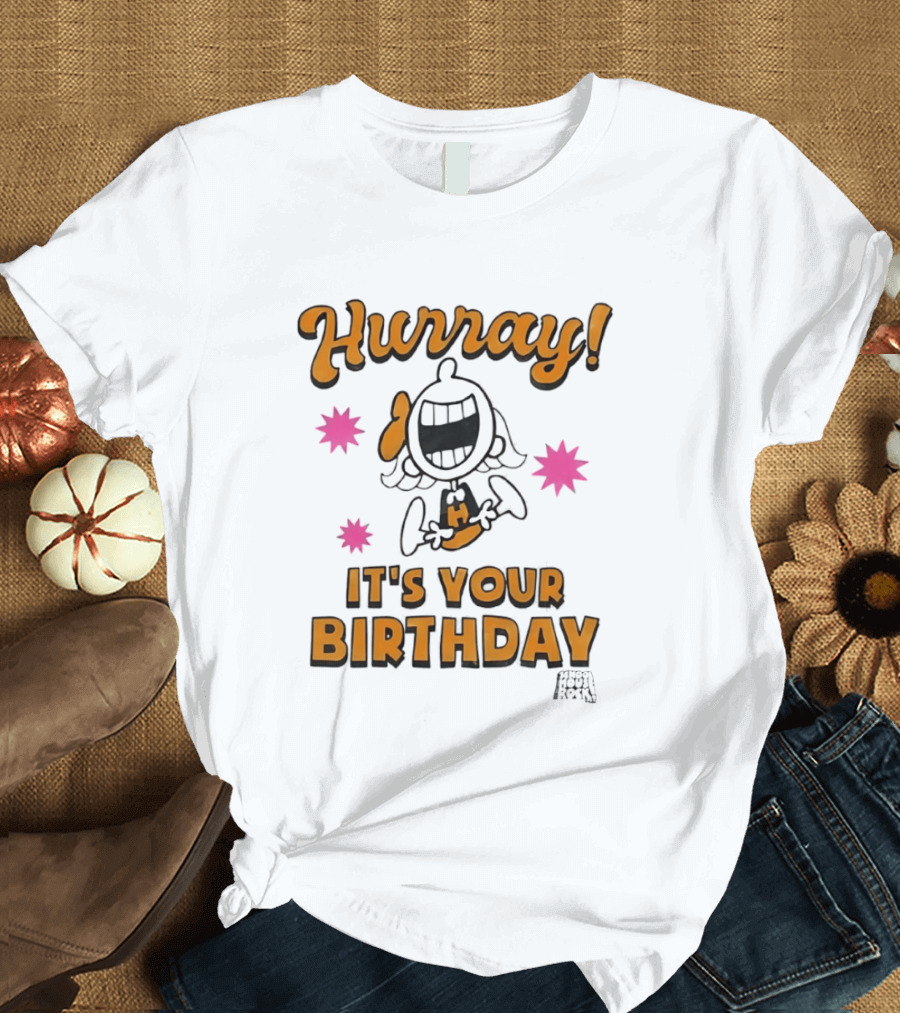 Hurray It's Your Birthday Schoolhouse Rock Animated Celebration T-Shirt