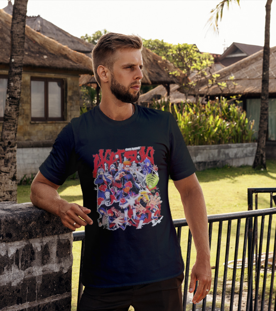 Akatsuki Vibes Konnect Naruto Anime Pain Characters Animation T-Shirt