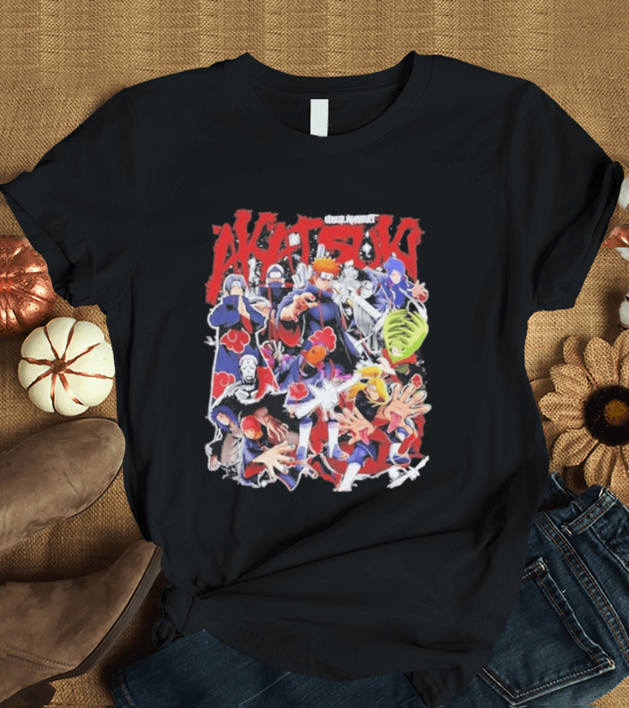 Akatsuki Vibes Konnect Naruto Anime Pain Characters Animation T-Shirt