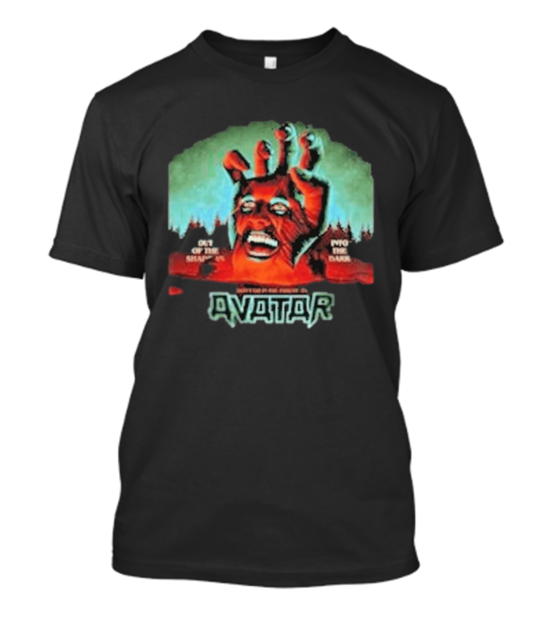 Avatar Band 2027 Tour Don't Go In The Forest Out Of The Shadows Into The Black T-Shirt